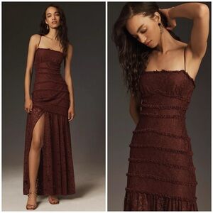 BHLDN Zoe Stretch Lace Midi Dress